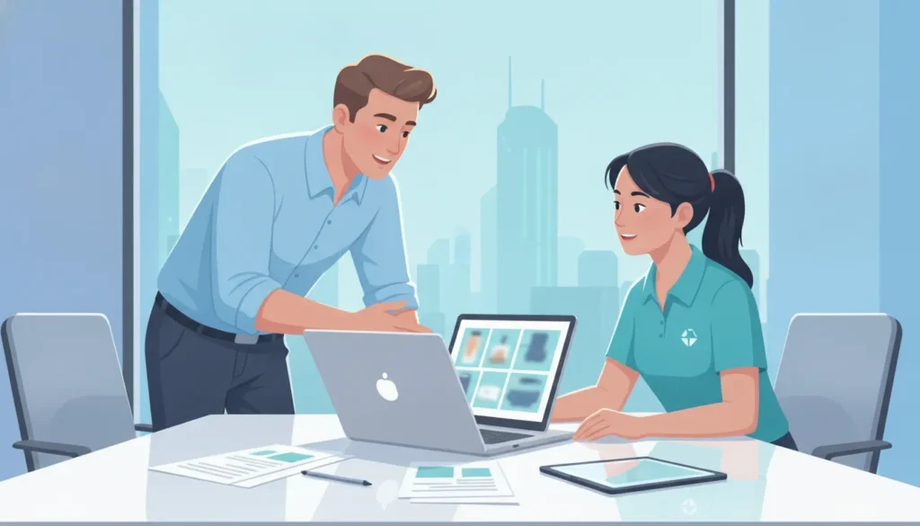 Contents restoration estimator and field technician preparing a claim-ready valuation